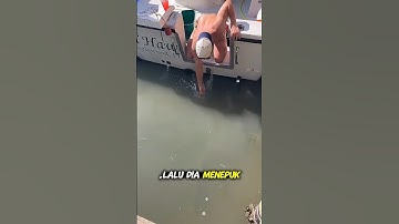 MENANGKAP IKAN DENGAN TANGAN #viralvideo #shorts #viral