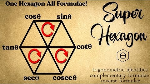 Super Hexagon To Learn All Trigonometry Formulae | Trigonometry Class 10