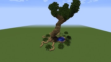 BuildingWithBor How to make a giant tree in minecraft (World Edit needed)