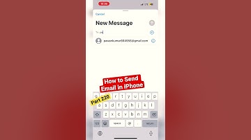How to Send Email in IPhone 14 pro max || part 220 || #shortvideo #iphone #ytshorts #yt