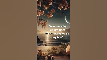 Thumbnail of Morning Quote-Start your day the bright way!