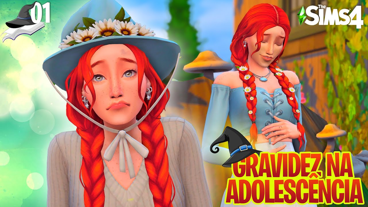 NOVA SÉRIE: GRAVIDEZ NA ADOLESCÊNCIA 👶🏽🤍, EP01, Gameplay, The Sims 4