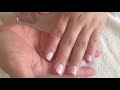 Hand Nail Polish application