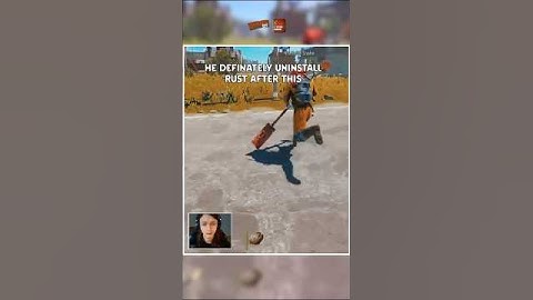 He Definately uninstall rust after this #shorts @rust
