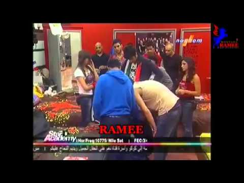 توديع رافع لطلبه الاكاديميه بعد خروجه جزء1