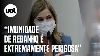 Imunidade de rebanho é “extremamente perigosa”, diz Mayra Pinheiro Mqdefault