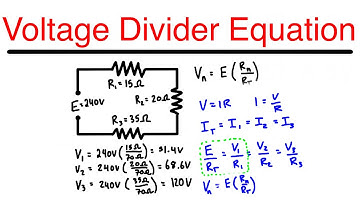 Voltage Divider Equation Shortcut