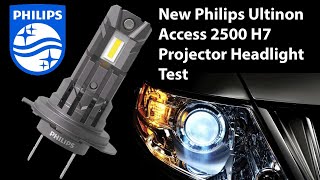 Philips Ultinon Access 2500 H7 H18 LED  Projector Headlight Test