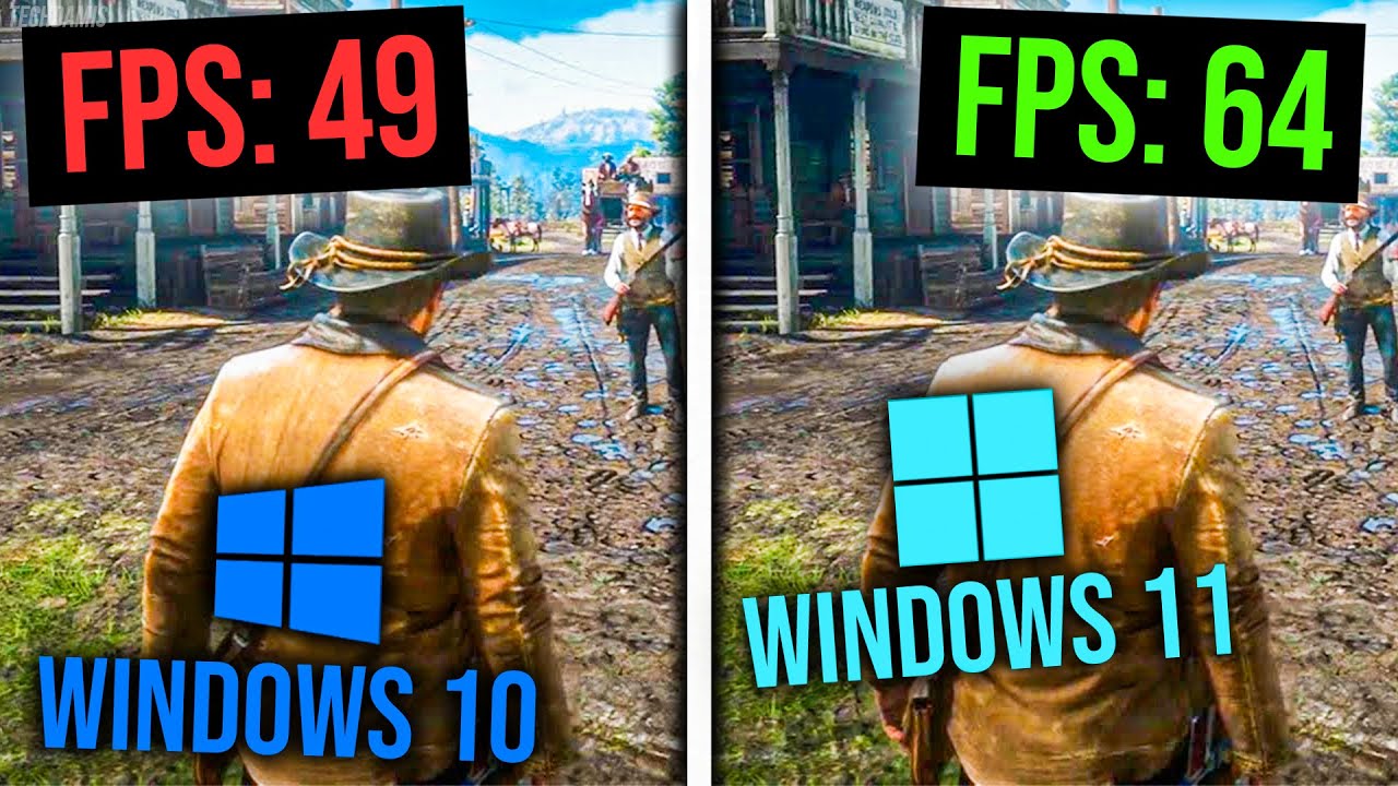 GAMING FPS WINDOWS 10 VS WINDOWS 11 COMPARISON (CSGO, RDR2 WITCHER3, MINECRAFT) - YouTube