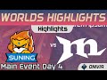 SN vs MCX Highlights Day 4 Worlds 2020 Main Event Suning vs Machi Esports by Onivia