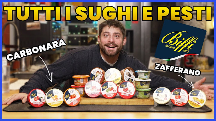 PROVO TUTTI i SUGHI e PESTI della  BIFFI | PRATTQUELLO