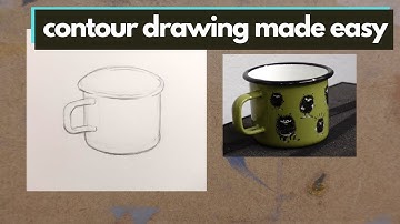 Contour Line Drawing Using Straight Lines