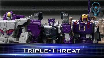 Transformers: Titans Return Decepticon Triple-Changers (Astrotrain, Octane, Blitzwing)