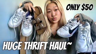 What $50 can get you at the Thirft Store ft. SHOES (Savers + Salvation Army)
