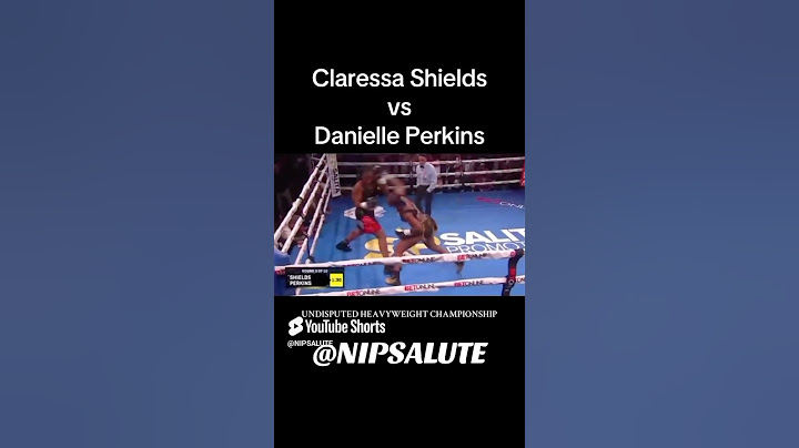 🥊Claressa Shields vs Danielle Perkins Fight Highlights Undisputed Heavyweight Championship GWOAT