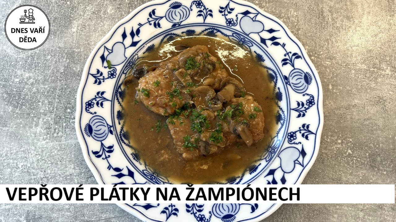 Vepřové plátky na žampiónech  | Josef Holub