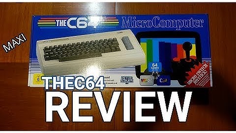 The C64 Micro Computer AKA MAXI Review