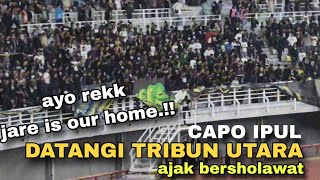 Capo Ipul visits the North Stand to remind everyone that Greennord Is Our Home, encouraging more ...
