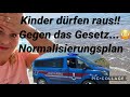 Kinder dürfen raus/ Trotz den Verbot am Strand