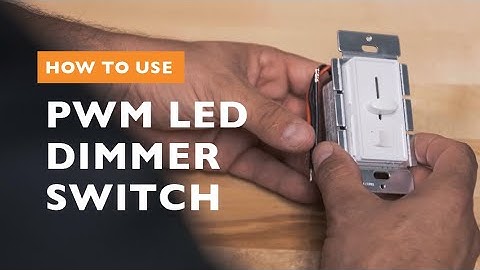 How To Use the PWM Dimmer Switch