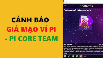 pi network -cảnh báo về ví từ pi core team- achi kiếm tiền online
