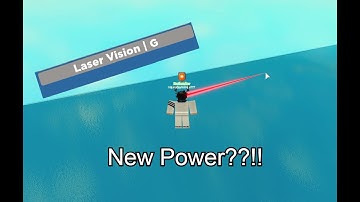 Super Power Fighting Simulator Update Laser Vision?!?!? | Roblox 2020 |