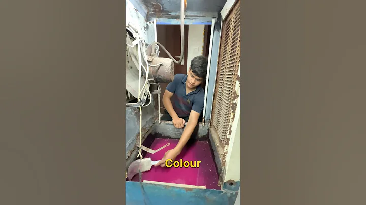 Aaj kiya maine cooler ko paint 😵‍💫🥴 #shorts #minivlog