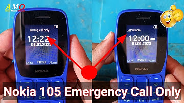 Nokia 105 Emergency Call Only Problem Solution