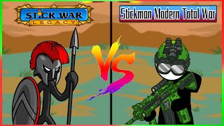 Stick War Legacy VS Stickman Modern Total War - NEW STICK WAR GAME! by TRZ 34,996 views 3 years ago 8 minutes, 19 seconds