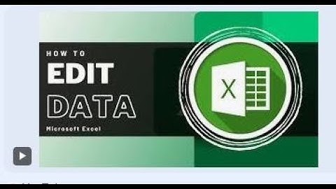 L4:-  Advanced Excel- Data Editing