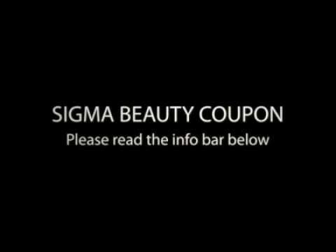 Sigma Beauty Coupon May 2016: Sigma Coupons & Free Gift