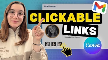 How to Create a Clickable Gmail Signature in Canva for Social Media links | It