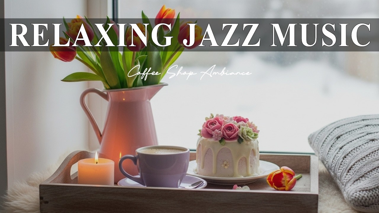Relaxing Jazz Music☕Coffee Shop Ambiance~Sweet Bossa Nova Instrumental for Cheerful Moods.