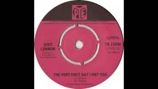 JUDY CANNON  stereo THE VERY FIRST DAY I MET YOU