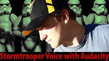 How to DIY Star Wars Stormtrooper voice in Audacity FREE
