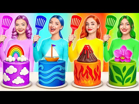 Four Elements Cooking Challenge Fire Water Air And Earth Funny Moments By Multi DO Girls 
