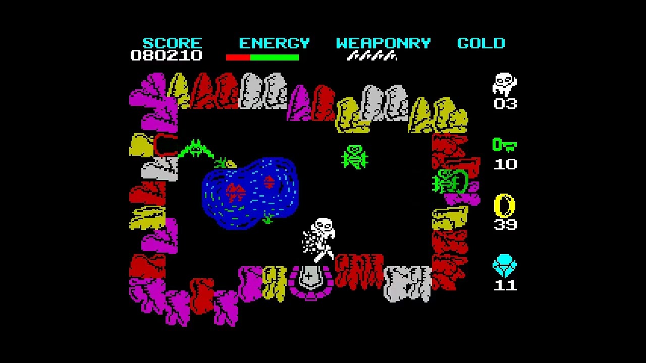 Jeu Wizard Warz - Sinclair ZX Spectrum 48/128k - Version Physique - Très Bon état