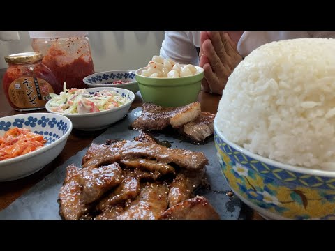 ぼっち飯 マンガ盛りご飯と焼肉ステーキは最高 Youtube