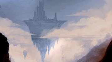 Photoshop Speedpaint - Floating Island (Concept Art)