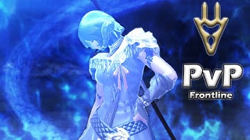 The Azure Dragoon Enters the Naadam (highlights) - FFXIV PvP Dragoon Frontline Solo Que
