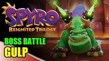 Spyro Reignited Trilogy – Spyro 2: Ripto’s Rage – Epic Boss Battle! Spyro vs Gulp