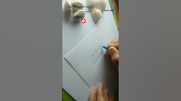 How to write ARIANNA in bubble letters #tutorial #shorts #fyp