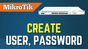 Mikrotik username and password setup for users