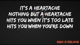 Rod Stewart - It's a heartache (Lyrics)
