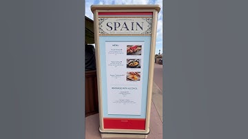 Spain #menu #epcot #food #wine #festival #2025 #florida