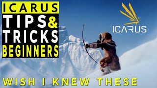 Icarus First Cohort Tips and Tricks for Beginners! I Wish I Knew These! New Survival Game 2022!
