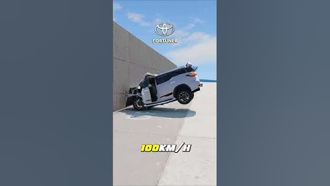 Fortuner Damage Test 🤯⚡🏎️ #beamngdrive #fortuner #toyota