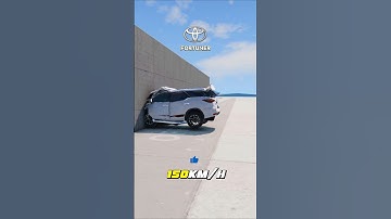 Fortuner Damage Test 🤯⚡🏎️ #beamngdrive #fortuner #toyota