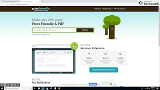 PrintFriendly & PDF Extension Tutorial