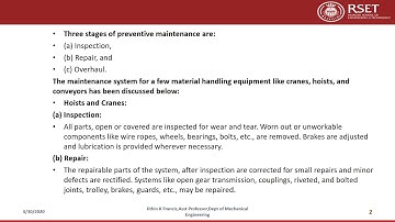 ME476 Material Handling & Facilities Planning Module 6 Part 2
